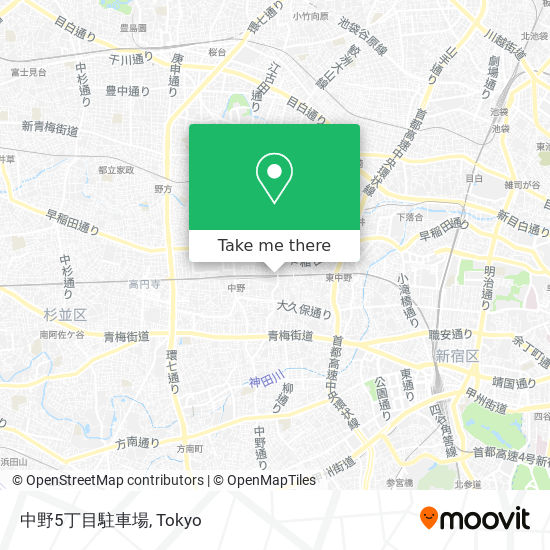 中野5丁目駐車場 map