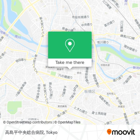高島平中央総合病院 map