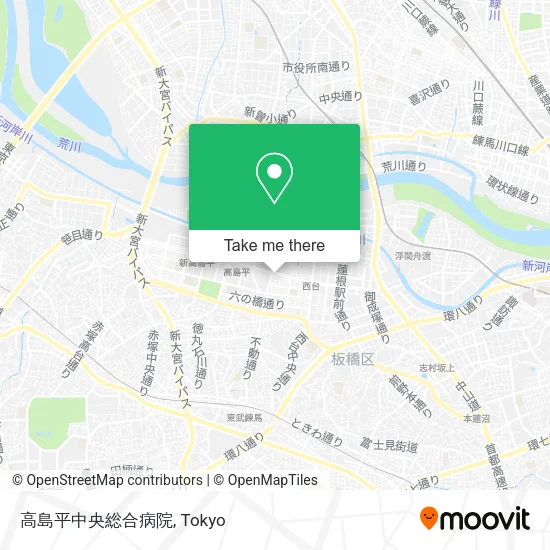 高島平中央総合病院 map
