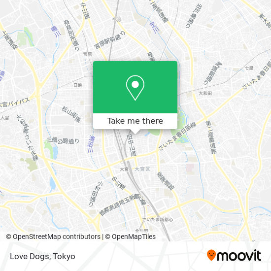 Love Dogs map