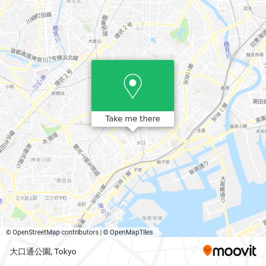 大口通公園 map