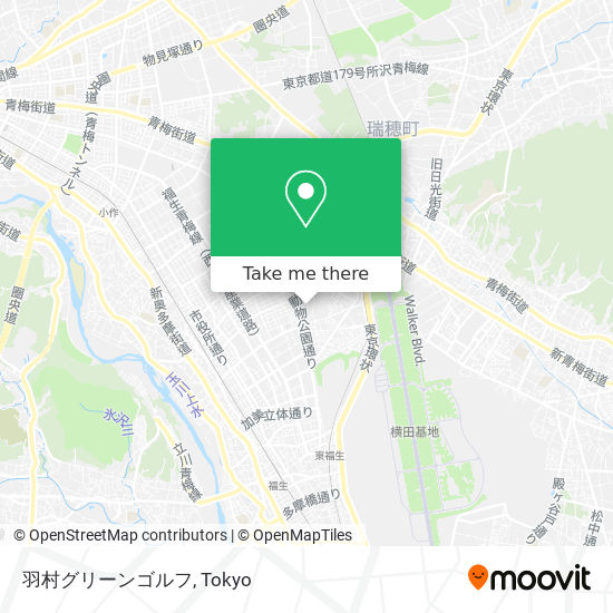 羽村グリーンゴルフ map