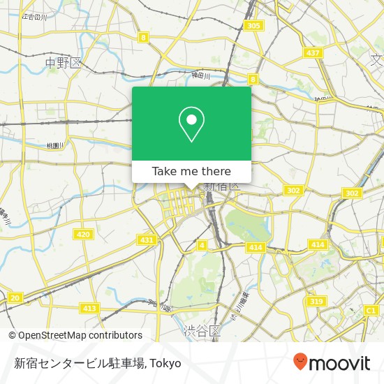 新宿センタービル駐車場 map