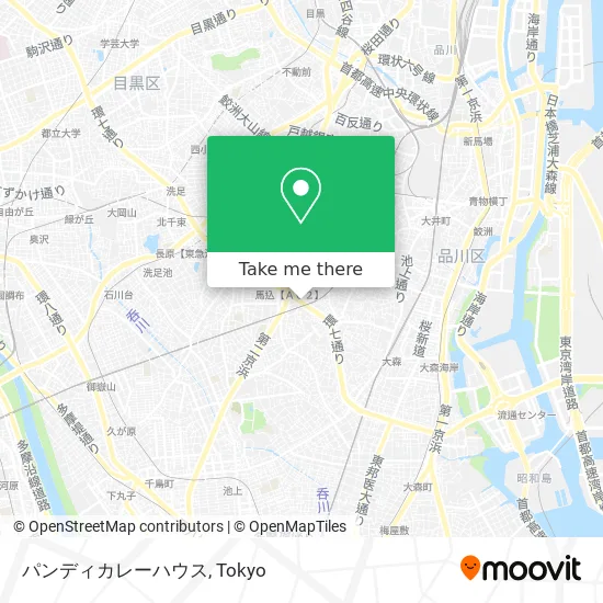 パンディカレーハウス map