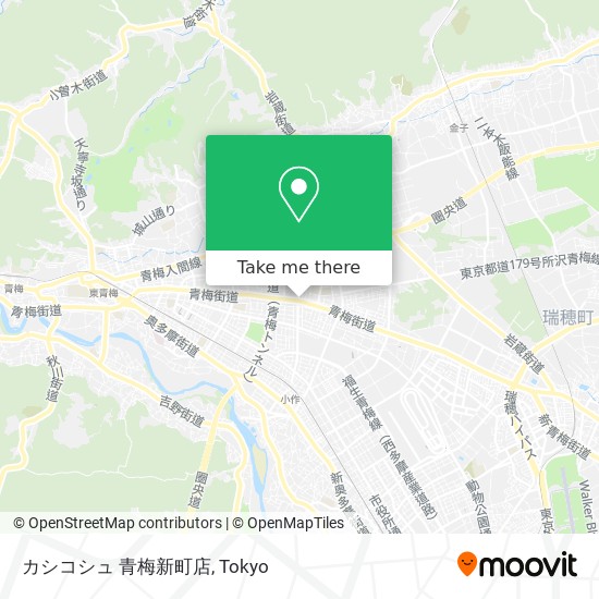 カシコシュ 青梅新町店 map