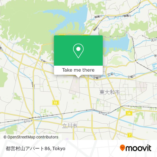 都営村山アパート86 map