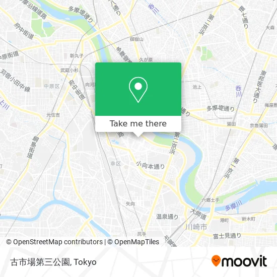 古市場第三公園 map