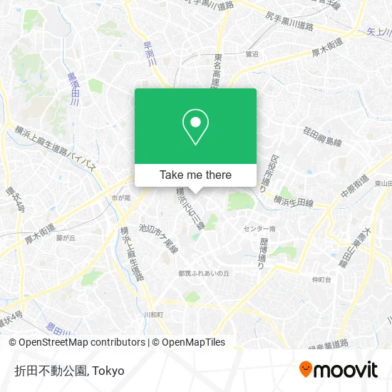折田不動公園 map