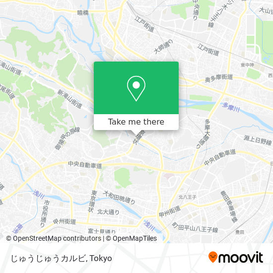 じゅうじゅうカルビ map
