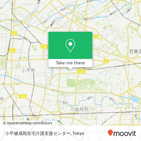 小平健成苑在宅介護支援センター map