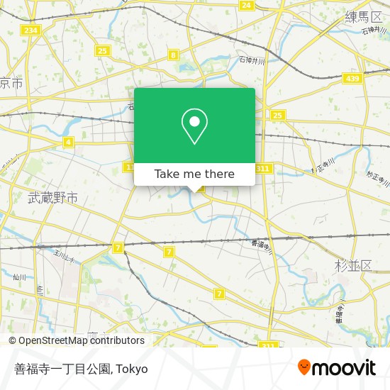 善福寺一丁目公園 map
