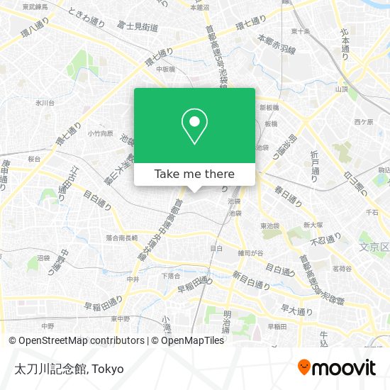 太刀川記念館 map