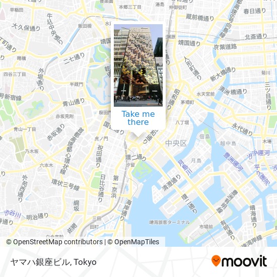 ヤマハ銀座ビル map