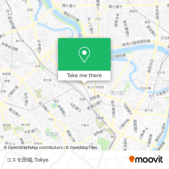 コスモ田端 map