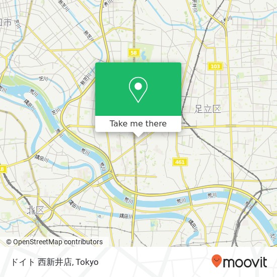 ドイト 西新井店 map