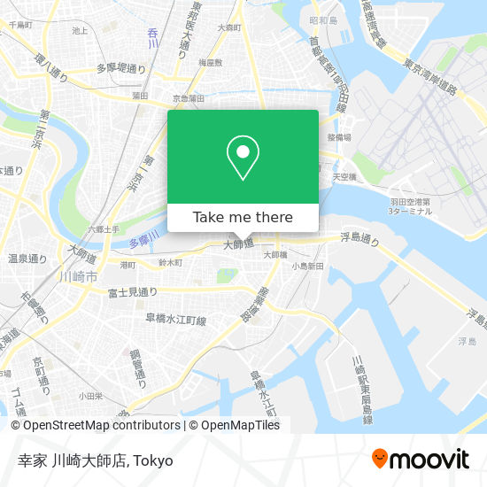 幸家 川崎大師店 map