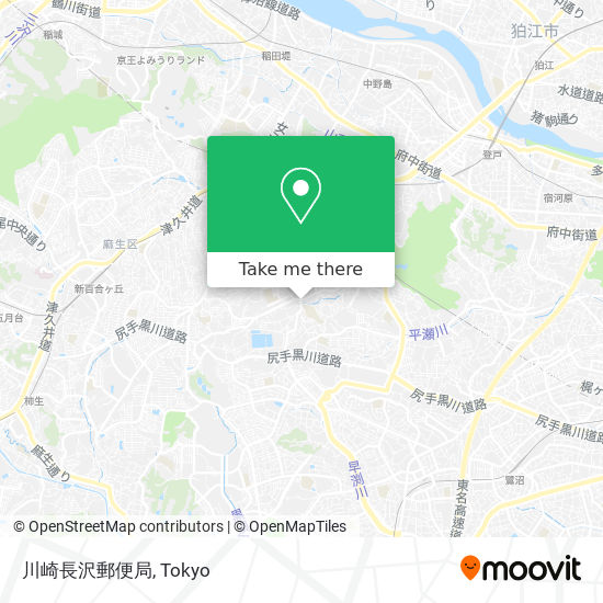 川崎長沢郵便局 map