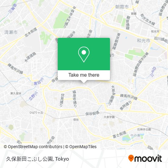久保新田こぶし公園 map