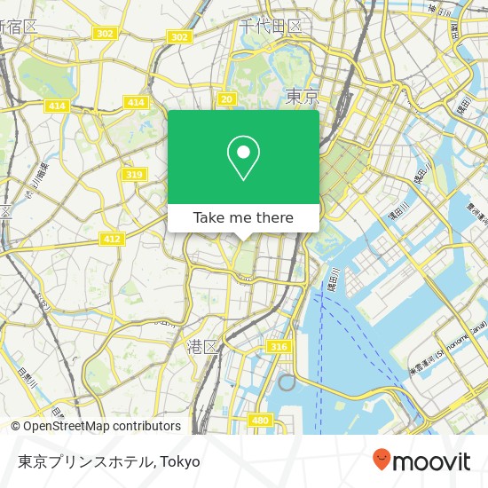 東京プリンスホテル map