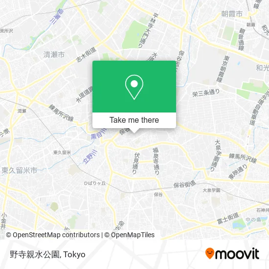 野寺親水公園 map