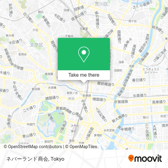 Neverland Trading Company map