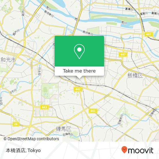 本橋酒店 map