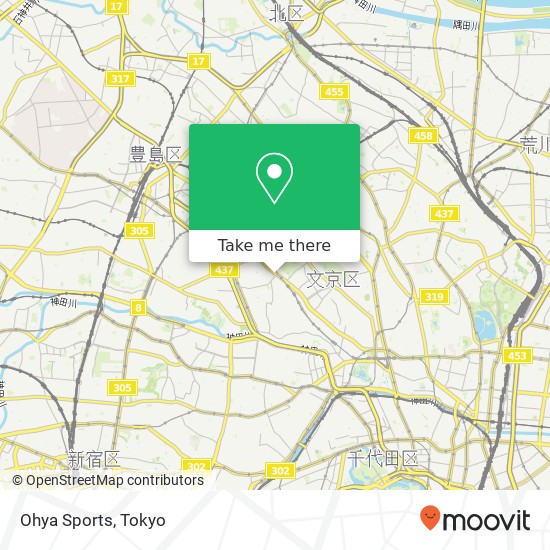 Ohya Sports map