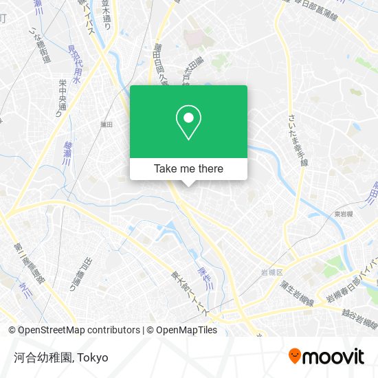 河合幼稚園 map