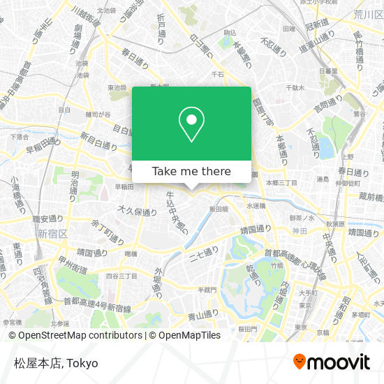 松屋本店 map