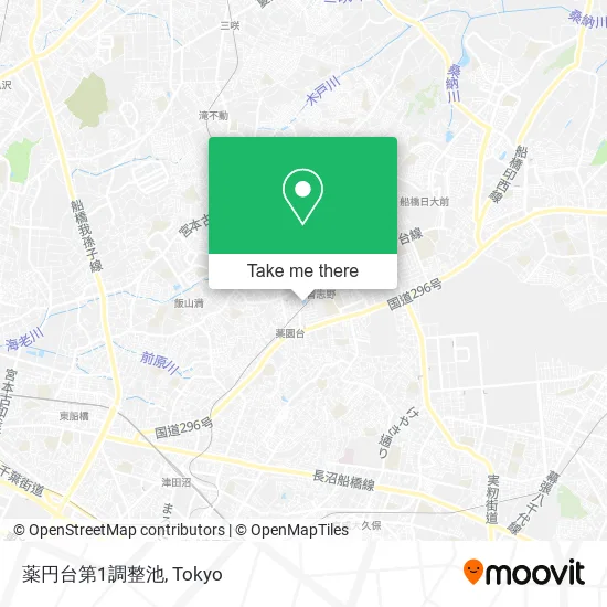 Yakudaidai 1st Adjustment Pond map