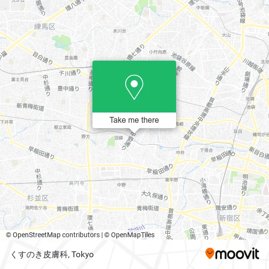 くすのき皮膚科 map