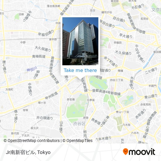 Jr南新宿ビル map