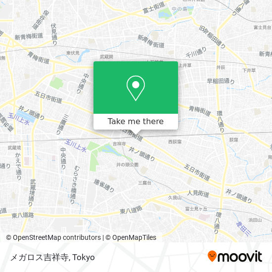 メガロス吉祥寺 map