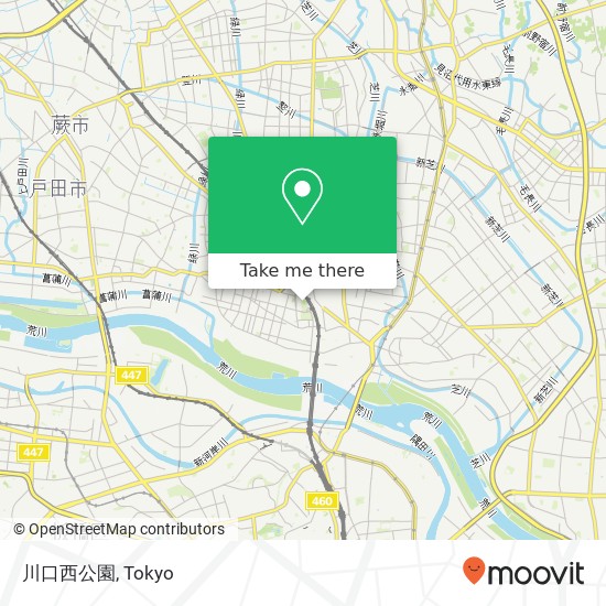 川口西公園 map