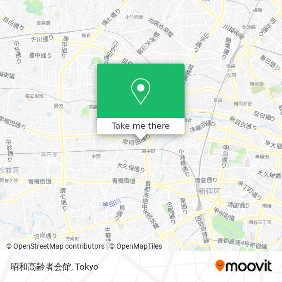 昭和高齢者会館 map