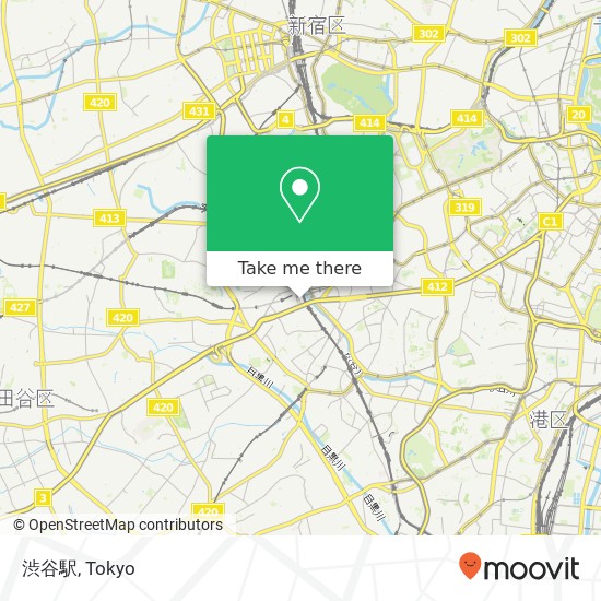 渋谷駅 map