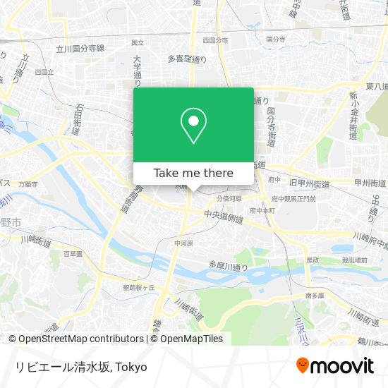 リビエール清水坂 map