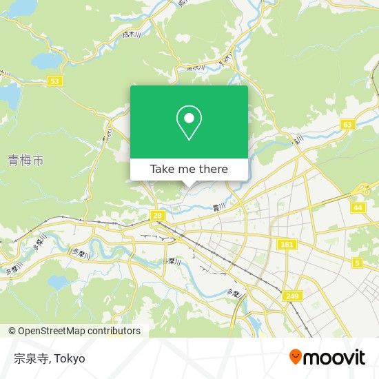 宗泉寺 map