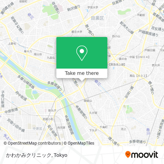 かわかみクリニック map