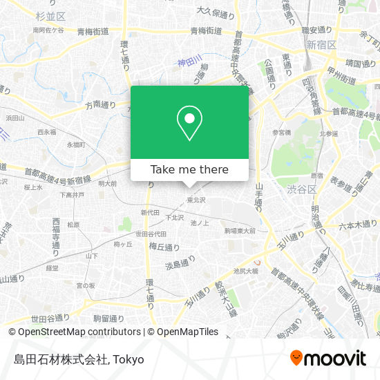 島田石材株式会社 map