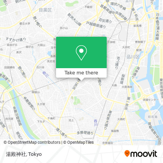 湯殿神社 map