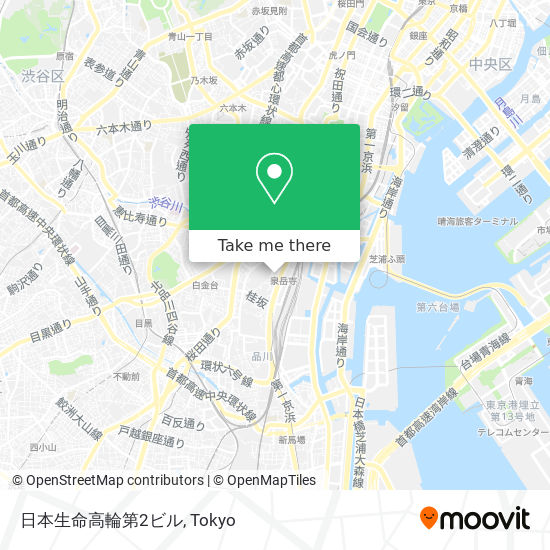 日本生命高輪第2ビル map