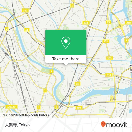 大楽寺 map