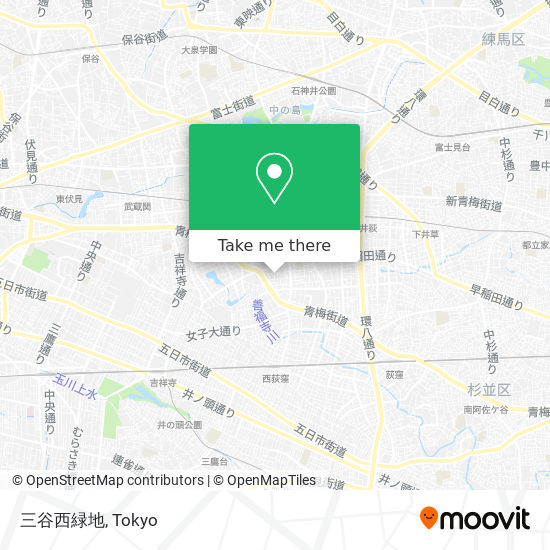 三谷西緑地 map
