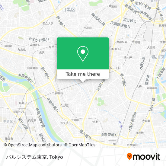 パルシステム東京 map