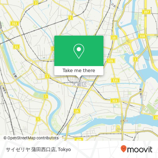 サイゼリヤ 蒲田西口店 map