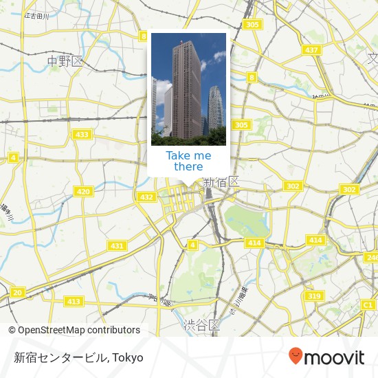新宿センタービル map