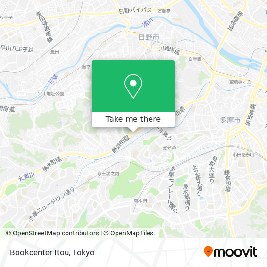 Bookcenter Itou map