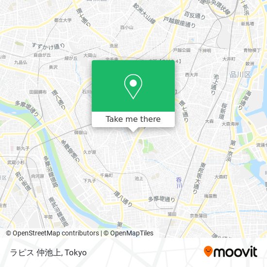 ラピス 仲池上 map