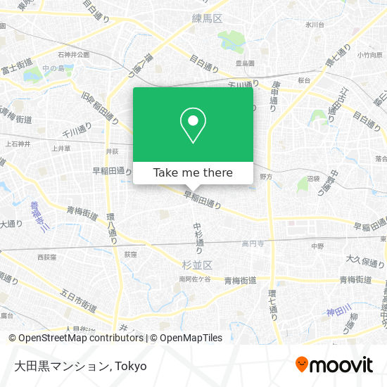 大田黒マンション map